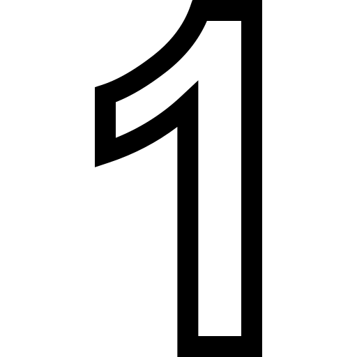 one 1