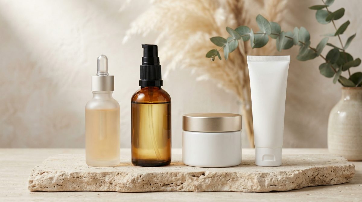 Cách tạo thương hiệu mỹ phẩm riêng: Lộ trình 9 bước chi tiết từ ý tưởng đến thị trường 6 Premium product mockup 202604101019
